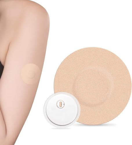 funpatch Freestyle Libre 3 cerotti impermeabili 30 pezzi Libre 3 cerotti adesivi cerotti di fissaggio autoadesivi fissaggio delicato sulla pelle CGM nastro di fissaggio beige