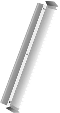 Large Tile Trowel - Stainless Steel Mortar Comb, Large Square Notched Trowel, Tile Adhesive Spreader, 24in-35in, Notched Trowel Mortar Comb for Flooring(Style 2/24IN)