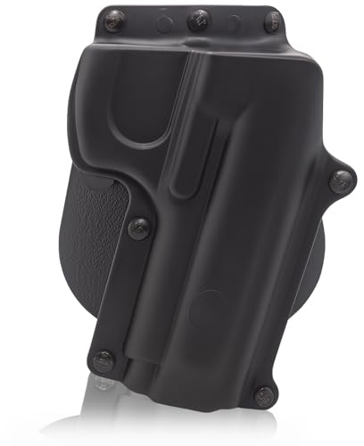 Sibo - Waffenholster Pistole Kompatibel Glock 19|23|32 / CZ P07 P09 H&K VP9 - OWB Gürtelholster Kompakt Pistolenholster BR2 - Paddle Typ (Pistolenholster)