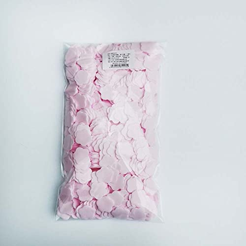 100/1000 Pcs Mini Cleaning Soaps, Portable Hand Wash Soap Papers, Mini Cleaning Soaps Bath Soap Petals, Hand Soap Scented Tablets(1000pcs,Pink)