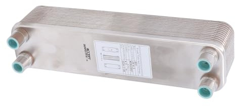 RASTKY Raffreddatore per Mosto a Piastre Brasate, Scambiatore di Calore in Acciaio Inossidabile di Alta qualità, Pressione 4,5 MPa, Multiuso per Birra e Acqua