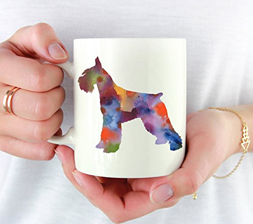 Schnauzer Gigante Tazza Mug Divertenti Tazza Colazione Novità Tazze Di Caffè Regalo Carino Per Colleghi Ragazze Ufficio 330Ml