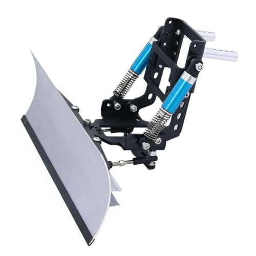TAIZhiChen Lamina Spazzaneve in Metallo RC Lavorazione CNC Spazzaneve RC in Lega Anodizzato Giocattolo Radiocomandato per Neve, Sabbia, Fuoristrada, Nero