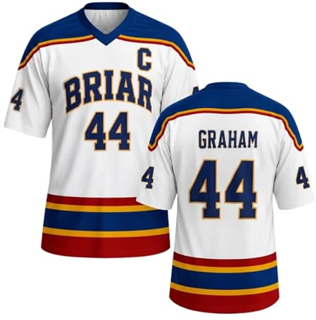RMBLYfeiye Hockey Jersey Graham 44 & Logan 22 & Tucker 46 & Di Laurentis 66 Jersey Shirts Men/Women Unisex Short Sleeve Hockey Shirts Sports Inspired Tshirts Merch for Fans