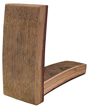 Temesso Set de 3 pies para barriles o maceteros, Base Fabricada con Las duelas del Barril de Vino (1 duela (3 cm Alto))