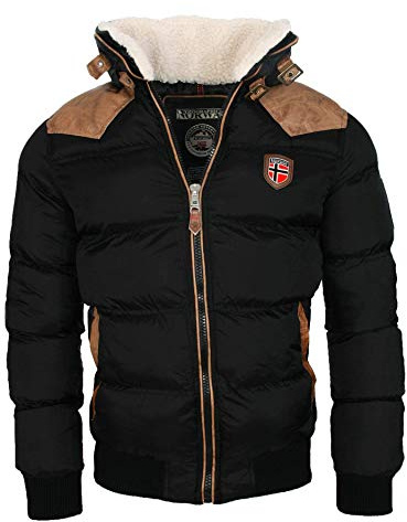 Geographical Norway warme Winterjacke Designer Herren Winter Stepp Jacke