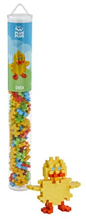 Plus-Plus 9604276, giocattolo ingegnoso da costruzione, pulcino, pietre da costruzione creative, tubo, 100 pezzi