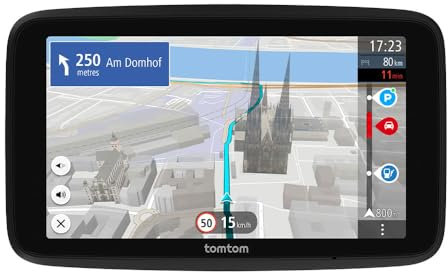 TomTom Pkw Navi GO Navigator 2. Generation (großes 6-Zoll-Display, Stauvermeidung Dank TomTom Traffic, Karten von Europa, Wi-Fi-Updates, Premium Services, einzigartige Magnethalterung)