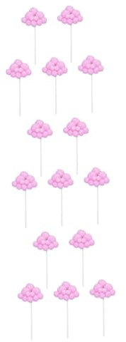 ibasenice 3 Sets Einzigartige Kuchen-picks Aus Wollgarn Cupcake-topper Für Geburtstagsfeiern 5 Stück X 3