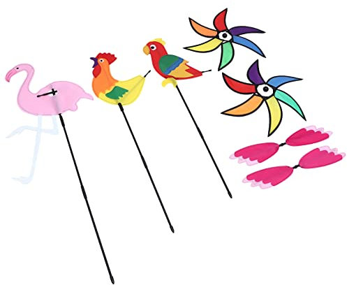 Yardwe Moulin À Vent Unique en Forme d'animal pour Garçons Et Filles Jouet Décoratif De Jardin pour Anniversaire Et Mariage