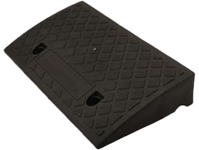 Rampe De Seuil Acces en Caoutchouc Handicapé De Trottoir, 50x27x7cm Rampe Seuil Porte De Garage, Rampes Portables pour Trottoir, Voitures, Fauteuils Roulants, Mobilité, Moto, Marcheur