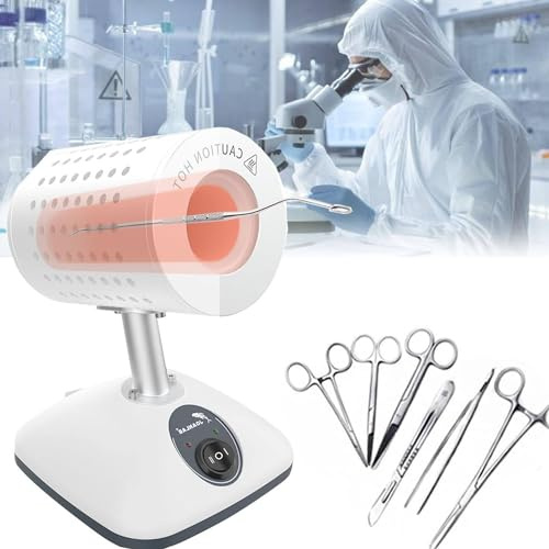 Autoclave Électrique De Laboratoire, Stérilisateur Infrarouge À Scalpel, Stérilisateur À Boucle D'inoculation, 2 Températures Disponibles: Désinfection Haute Température 400°C/825°C, Stérilisateur Rap