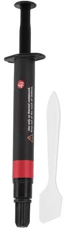 Générique Paste Thermique de Refroidissement | de pâte Hermion | Paste Thermique en métal Liquide sûr | Silicone thermiique de Chaleur Conductrice | Dissipation de Chaleur