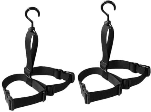 Toddmomy Outdoor Angelstiefelriemen 2 Stück Aus Polyester Mit Verstellbarem Trockengurt Und 360° Drehbarem Haken Für Watstiefel Trockengestell Zum Aufhängen Und Organisieren Von Jagd Und Regenstiefeln