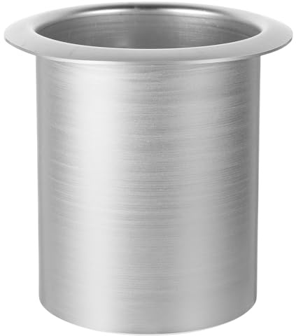DECHOUS Portavasos de Acero Inoxidable para Sofá Reclinable Soporte Metálico Individual Tamaño H103 Alto 103 MM X Ancho 102 MM Color Plateado Accesorio de Repuesto para Asa de