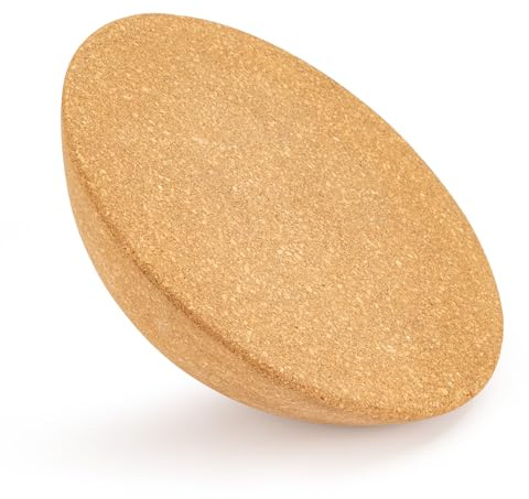 Premium Kork-Halbkugel Durchmesser 30 cm, hergestellt aus natürlichem Kork. Ideal für Fitness, Yoga und Rehabilitation – Das perfekte Zubehör für Balance Boards, Rehabilitation und Balance-Training