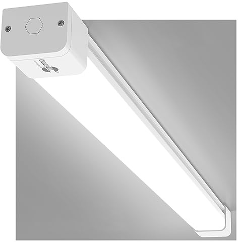 Öuesen Led Feuchtraumleuchte 120cm, Kellerlampe Led 36W 3600LM, IP66 Keller Deckenleuchte Röhre Feuchtraum Sehr Hell, Werkstattlampe kellerleuchte Feuchtraumlampe für Garage Werkstatt, Kaltweiß 5000K