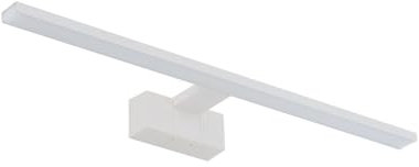 Licht-Erlebnisse LED Spiegelleuchte Bad IP44 Weiß B: 60 cm lang 3000 K 900 lm warmweiß hell Aluminium Modern Wandleuchte Badezimmer