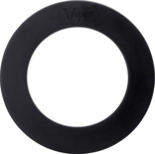 Viper Guardian Dartboard Surround Sisal/Bristle Steel-Tip Dartboard Wall Protector, Black