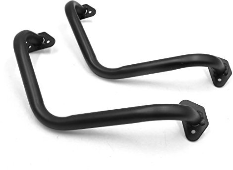 sourcing map 2 Stücke 10 Zoll Metall Auto Subwoofer Lautsprecher Grill Abdeckungsschutz Schwarz 27 x 9 x 5cm