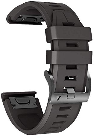 NotoCity Klockarmband i mjuk silikon för Fenix 5 med en bredd på 22 mm för Fenix 5/Fenix 5 Plus/Fenix 6/Fenix 6 Pro/Forerunner 935/Approach S60/Quatix 5
