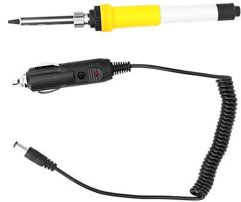 Portable Soldering Iron, Electric Soldering Iron Portable Car DC 12V 60W Soldering Iron with Cigarette Lighter Plug