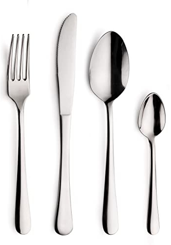 Prima Collection Living Set 48 Posate Acciaio Inox Nichel Free Made in Italy 12 Persone