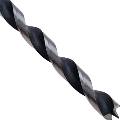 13mm x 151mm Bohrer - Scharfe Zentrierbohrer mit Brad-Point und Spiralbohrer zum Bohren von Holz, Kunststoff, Gummi, Heimwerkerbedarf - hergestellt aus Kohlenstoffstahl