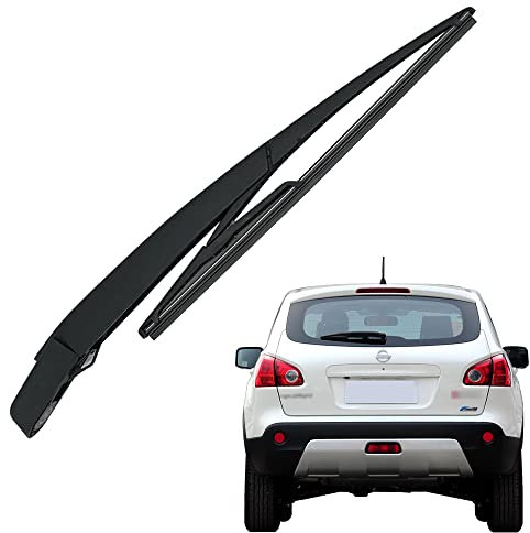 Ruolin Braccio e Spazzola Tergilunotto Posteriore, Braccio Tergicristallo Posteriore e Gomma Tergicristallo Ricambio per Qashqai 2008-2019