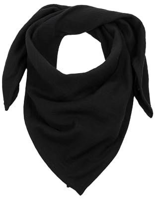 Neu hutch&putch Musselin-Halstuch Unisex 135cmx135cm - Dreieckstuch Erwachsene aus Bio Baumwolle - Schal für Erwachsene - weiches Musselin Halstuch