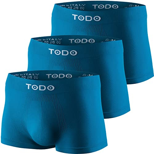 TODO Sport Boxershorts Herren (1-3er Pack) Elastisch Sportunterwäsche Boxer Männer, Atmungsaktiv, Leicht, ohne Scheuern (Gr. S-3XL)