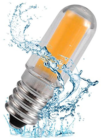 Yajimsa Bombilla para refrigerador - Lámpara Frigorífico 3W E14 Blanco Cálido | Sin Ruido, Apto para luz Nocturna, luz de Horno, luz de Cubierta de Cocina, máquina de Coser, lámpara de Sal,