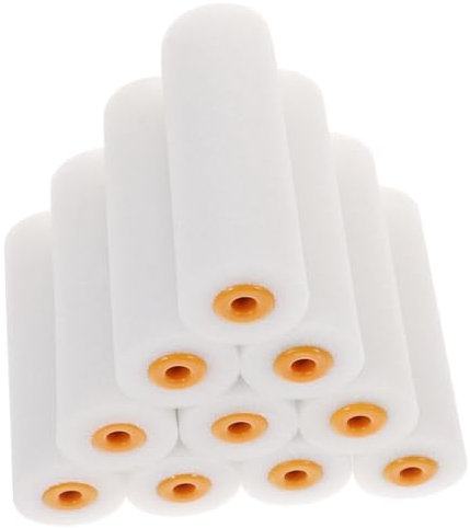 Hemobllo 10 Stk malerbedarf malsachen paketöffner Abdeckung für Rollgestell Rollen Nickerchen für Farbroller Zubehör für Farbroller malen kleine Farbe Schwammabdeckung