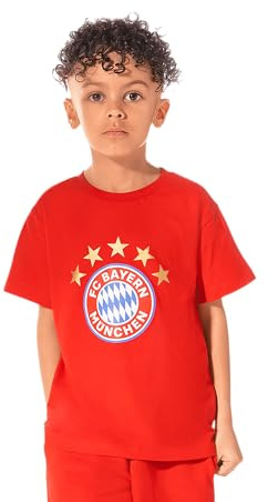 FC Bayern München I T-Shirt Essential I Kinder I Rot I 140