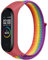 Nylon Armbänder für Xiaomi Smart Band 7 / Mi Band 6 / Band 5 / Band 4 / Band 3, Sport Armband Uhrenarmband,Ersatzarmband für Amazfit Band 5 (Rainbow)