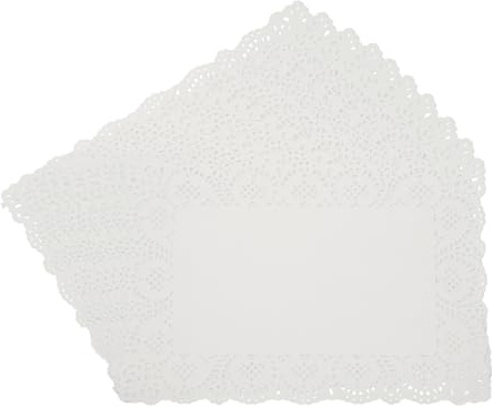 QUARKZMAN 140 Unidades de Mantelitos de Papel 13.8 x 9.8 Blancos