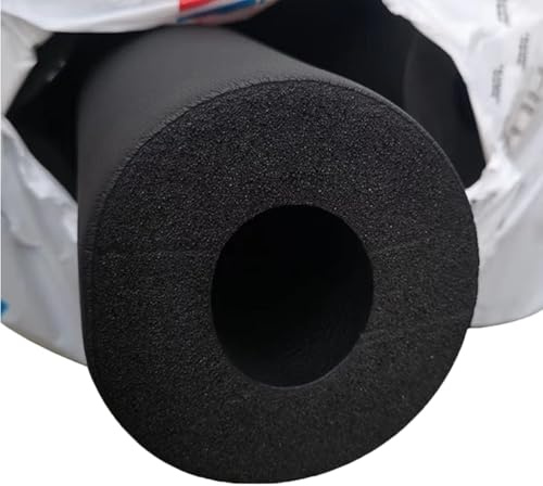 Pipe Insulation Foam Pipe Antifreeze Pipe Lagging ID 6/13/16/20/25/32/43/48mm for Air Conditioner Outdoor Hot And Cold Water Pipe, Lagging Wrap Industrial Covers((ID) 25mm x (TK) 30mm x (L) 1.9m)
