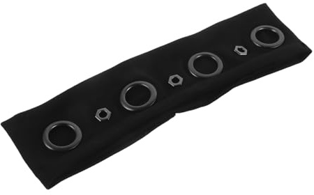 DECORNIJIA Punk Grommet Headband Elastisches Eyelet Haarband Mit Hohlösen Retro Stil Für Frauen Musikfestivals Rockpartys Alltagsschick Komfortabler Sitz Flexibles Material