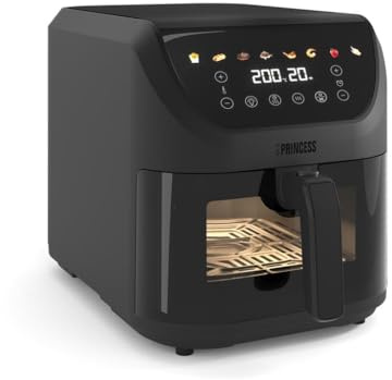Freidora Aire caliente 8L Princess 01.182476.01.001 | 2000W, Negro