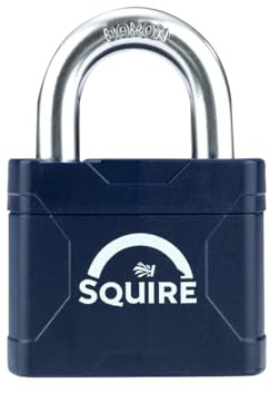 Squire Stronglock™ Plus Laminated Padlock 50mm – Heavy-Duty Security Lock with Hardened Steel Shackle – Weather-Resistant – Ideal for Gates, Sheds, Lockers & Outdoor Storage