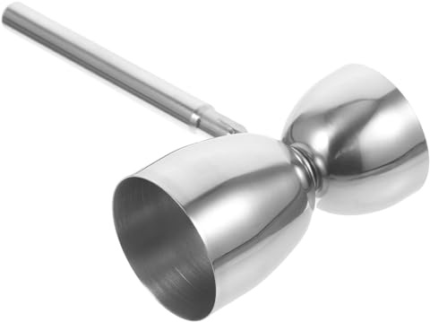 TOYANDONA Medidor Doble de Acero Inoxidable Jigger para Cócteles y Ginebra Copa Medidora Precisa para Bar Fiesta y Uso Doméstico
