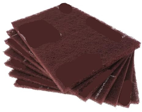 Scouring Pads Flexible Nonwoven Hand Industry Scouring Pads Industrial Scouring Pad Coarse Rust Removal Cloth Scotch Pads(1pcs)