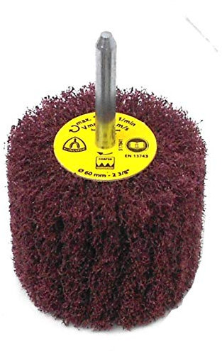 Klingspor NFS 600 Fächerschleifer/Lamellenschleifer | 60 x 50 mm (Schaftdurchmesser: 6 mm) | 1 Stück | Körnung: coarse (P80) / grob