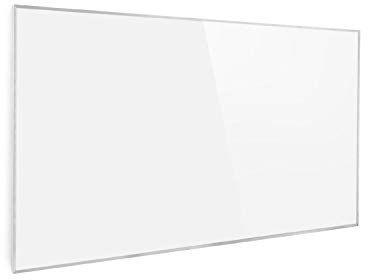 Klarstein Air Infrared Heater, 600W Infrared Panel Heater, Open Window Detection, Wall Mounted Heaters, Thermostat, Timer, Remote, Space-Saving, CO2-Free Energy Efficient Electric