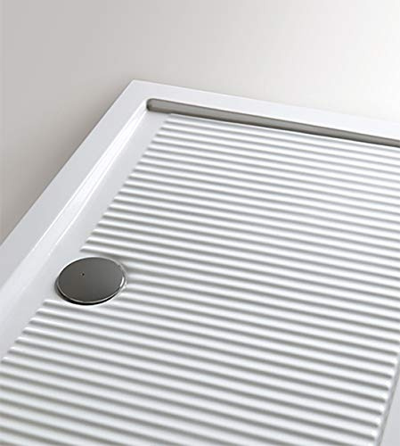Piatto doccia 70x90 1^scelta rettangolare ceramica bianca Ferdy Azzurra