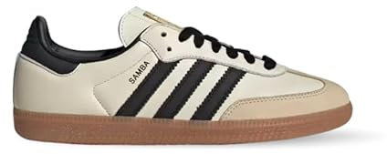 adidas Sportschuhe Samba Og W IE0877, Cremeweiße Sandstrata, 40 2/3 EU