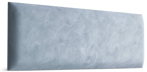 Muralo Pannello Imbottito da Parete Magic Velvet - 90x30 cm, Blu