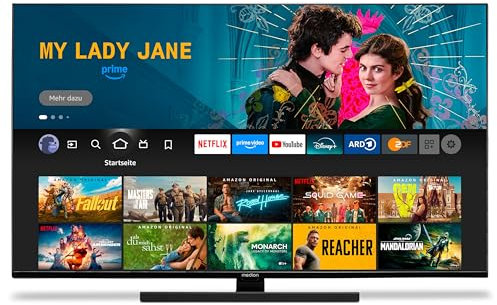 MEDION X15032 (MD 31411) 125,7 cm (50 Zoll) QLED Fernseher (Fire TV, 4K Smart TV, Dolby Vision HDR, Dolby Atmos, Netflix, Prime Video)