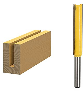 HBALDTEDC Edge Forming Router Bit, 1/4 Shank Wood Router Bit Handle Lengthened Straight Knife Flush Trim