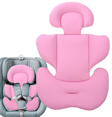 Genérico Cojín Cochecito Bebé, Inserto Asiento Coche Recién Nacido, Almohada Soporte Cabeza Y Cuerpo, Forro Asiento Cochecito Infantil, Almohadilla Protectora para El Cuello, para Trona, Moisés